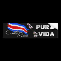 Costa Rica Pura Vida! bumper stickers