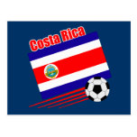 Costa Rica Soccer Team Postcard