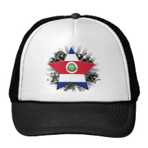 Costa Rica Star Mesh Hats