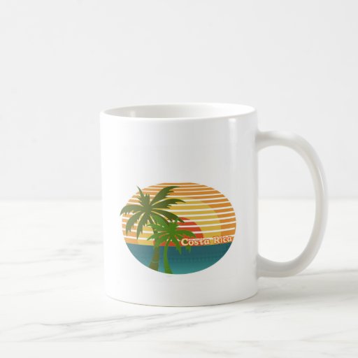 Costa Rica Sunset Coffee Mugs