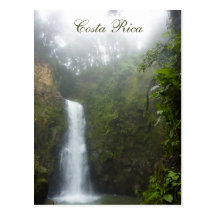 Costa Rica Waterfall Postcard