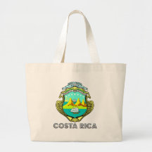 Costa Rican Emblem Canvas Bag
