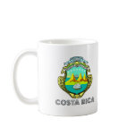 Costa Rican Emblem Coffee Mugs