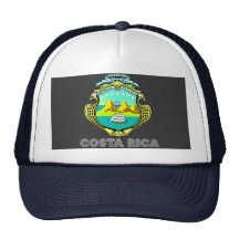 Costa Rican Emblem Trucker Hat