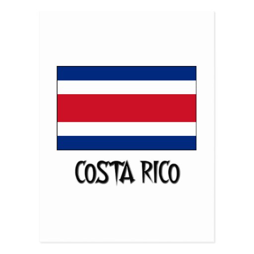 Costa Rico Flag Post Cards