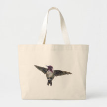 Costa's Hummingbird Canvas Bag