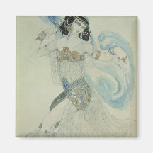 Costume design for Salome Refrigerator Magnet