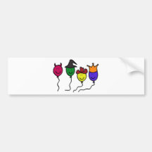 Costume Party Bumper Sticker