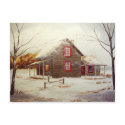 Cosy Cabin Postcard