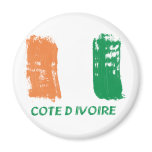 Cote D' Ivore Flag design Fridge Magnet