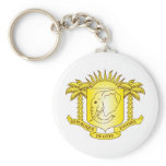 Cote d'Ivoire Coat of arms CI Keychains