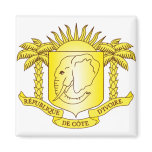 Cote d'Ivoire Coat of arms CI Magnets
