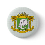 Cote Divoire Coat of Arms detail Pin