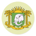 Cote Divoire Coat of Arms detail Sticker