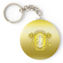 Côte d'Ivoire Coat of Arms Keychains