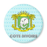 Cote Divoire Coat of Arms Magnet