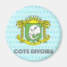 Cote Divoire Coat of Arms Magnet