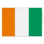Cote d'Ivoire Flag CI Card
