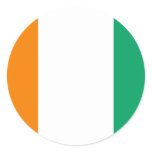 Cote d'Ivoire Flag CI Sticker