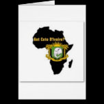 "Côte d'Ivoire" Flag T-Shirt  And Etc Greeting Card