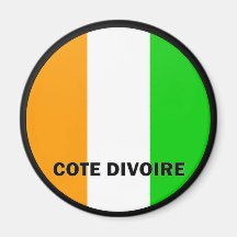 Cote Divoire Roundel quality Flag Fridge Magnet