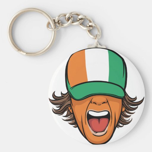 Cote d'Ivoire Sports Fan Key Chain