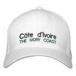 Cote d'Ivoire, THE IVORY COAST Hat Embroidered Hats