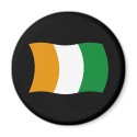 Cote d'lvoire (Ivory Coast) Flag Magnet