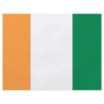 Coted Ivoire Flag Personalized Flyer