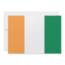 Coted Ivoire Flag Invitation