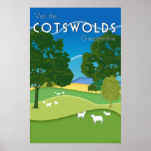 Cotswolds, Gloucestershire Print