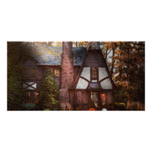 Cottage - Westfield, NJ - A place to retire Customised Photo Card