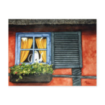 Cottage Window Postcards