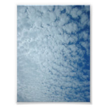 Cotton Ball Clouds Art Photo