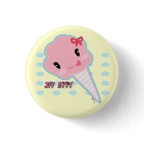 Cotton Candy Button