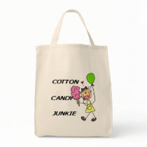 Cotton Candy Junkie Canvas Bags