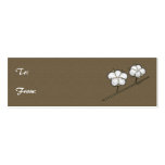 Cotton Gift Enclosure Cards Business Card Template
