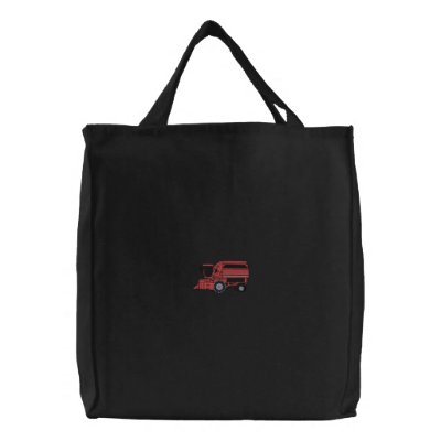Cotton Harvester Canvas Bags by ZazzleEmbroidery
