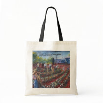 Cotton Pickin' in Temple, Oklahoma Canvas Bags