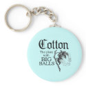 COTTON THE PLANT WITH BIG BALLS keychains