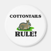 COTTONTAILS Rule! Fridge Magnets
