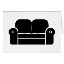 Couch Greeting Cards
