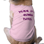 Couch potato dog shirt