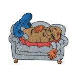 COUCH POTATO embroidered shirts