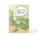 Couch Potato Funny Greeting Card