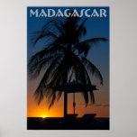 Coucher de soleil à Madagascar Affiches