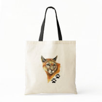 Cougar Animal Tote Bag