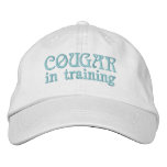 COUGAR  in training Embroidered Baseball Caps