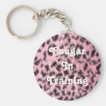 Cougar In Training Keychains