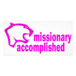 Cougar Missionary Accomplished photo cards